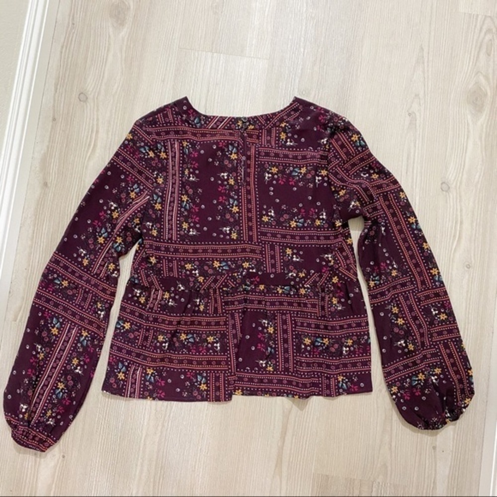 NWT Chelsea & Violet longsleeves floral - Picture 2 of 3